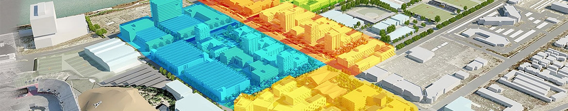 city blocks in different colors