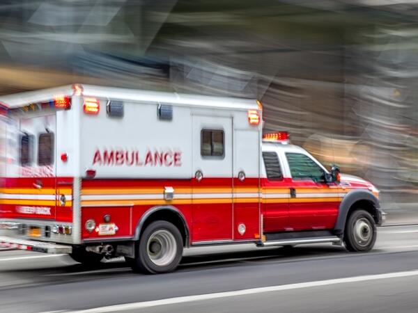 ambulance rushing