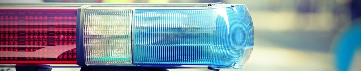 police car lights